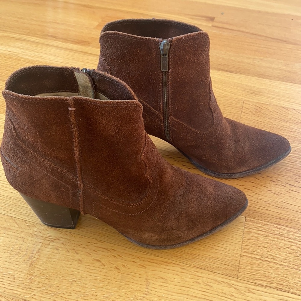 FRYE suede boots size 8